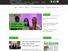 Tablet Screenshot of liupostpioneer.com